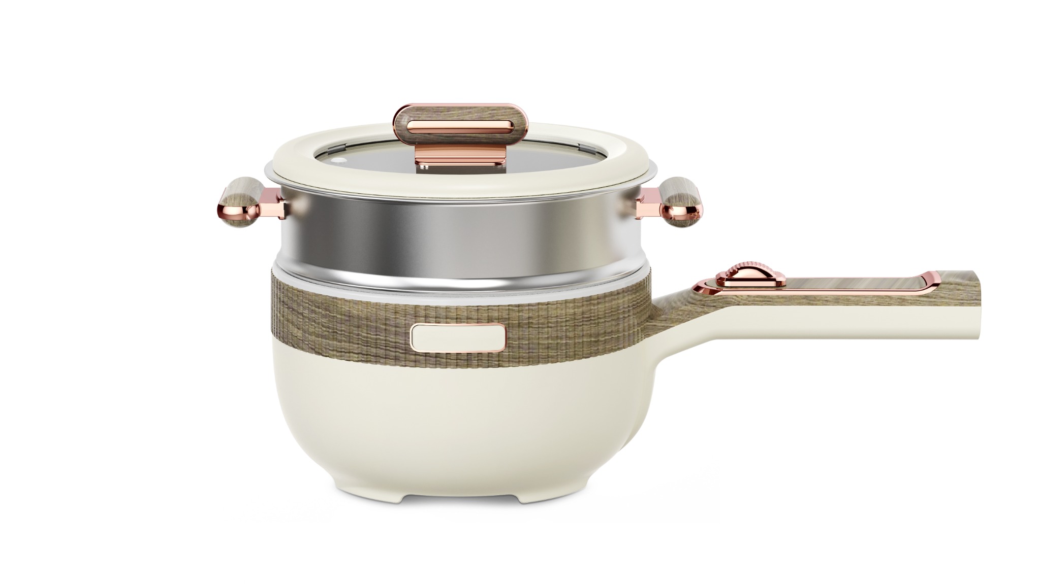 WD-8715B electric cooking pot with long handle | WANDI