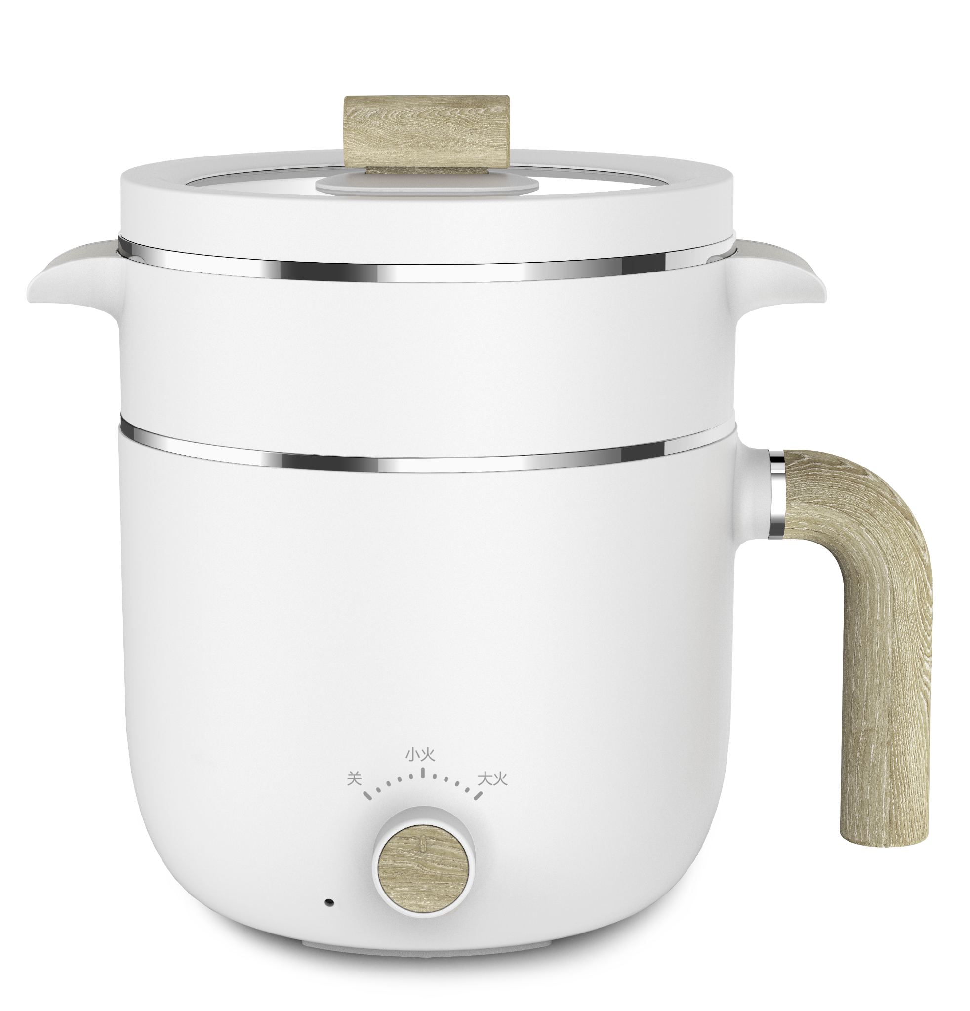 WD-7715B electric cooking pot with steamer | WANDI