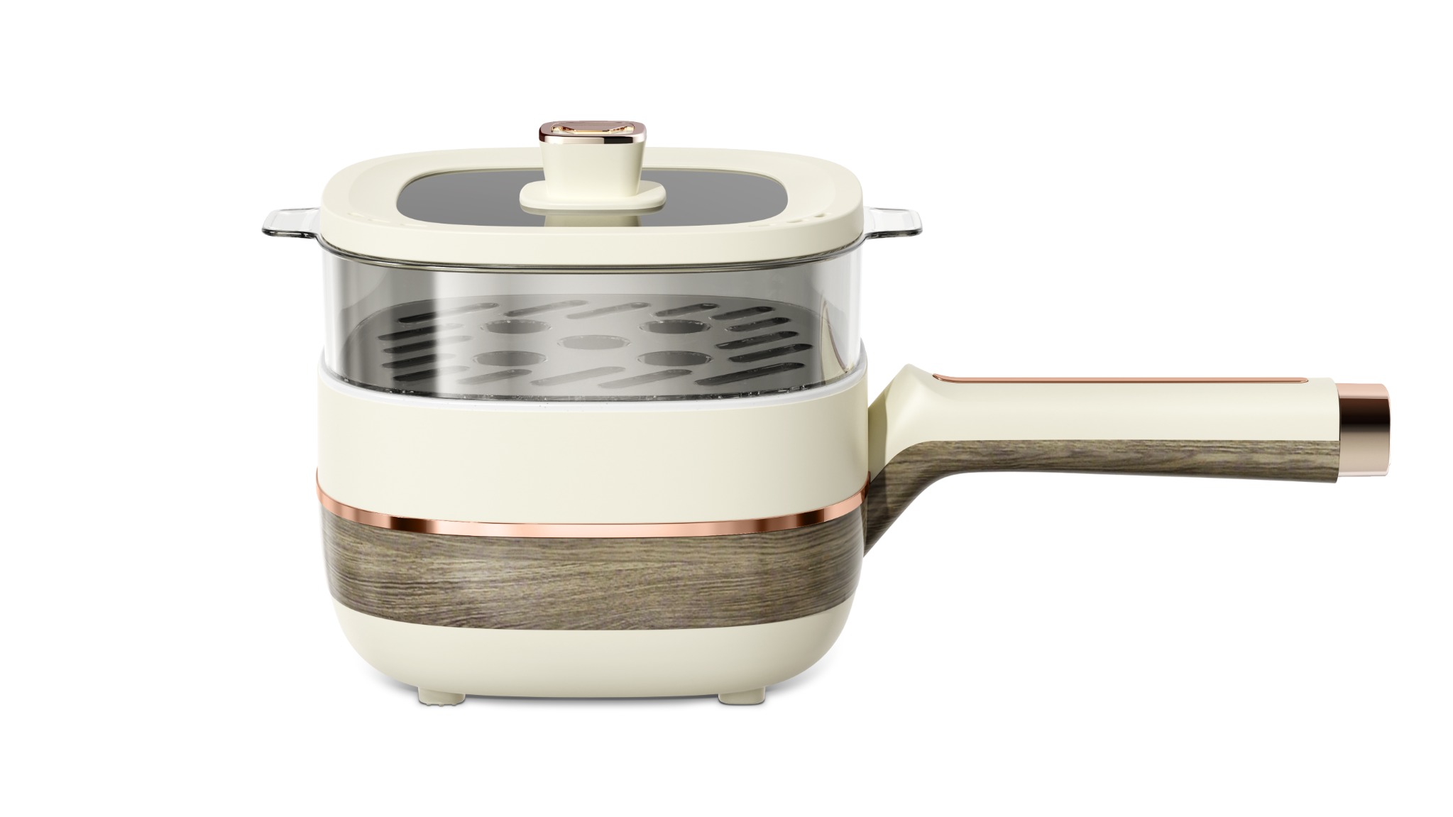 WD-1026B electric cooking pot with steamer | WANDI